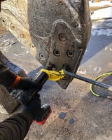 VT1000 Anwendung Inbusschrauben Messerwechsel Schrottschere 0621